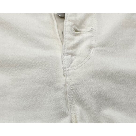 J Brand Natasha Sky High Skinny Jeans Sailor Blanc High Rise Button Fly Size 26 - Picture 7 of 12